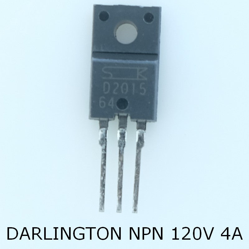 2SD2015 Transistor Darlington NPN 120V 4A 25W TO-220F Sanken - Distri-Compo