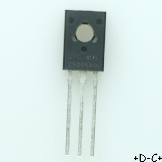 2SD669 Transistor NPN 160V 1.5A 1W TO-126 UTC RoHS