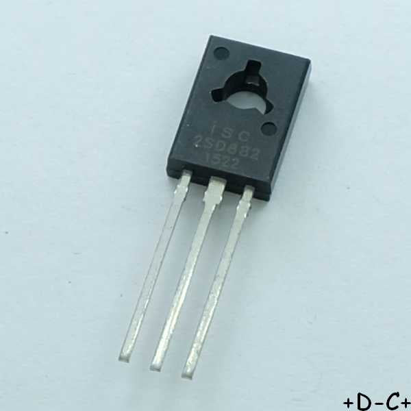 2SD882 Transistor NPN 30V 3A TO-126 Inchange