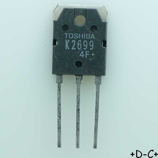 2SK2699 Transistor 600V 12A TOP-3 Toshiba