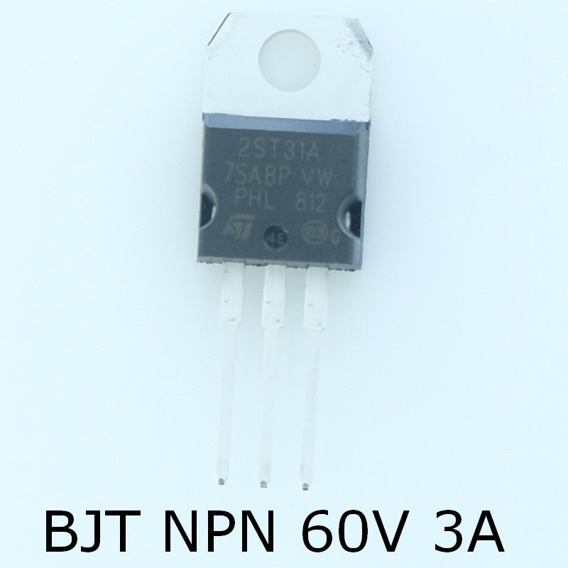 2ST31A Transistor BJT NPN 60V 3A 40W TO-220AB STM - Distri-Compo