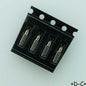 Oscillateur quartz 32.768kHz 1.4x1.4x5mm 12.5pF ±20ppm Micro Crystal (lot de 4)