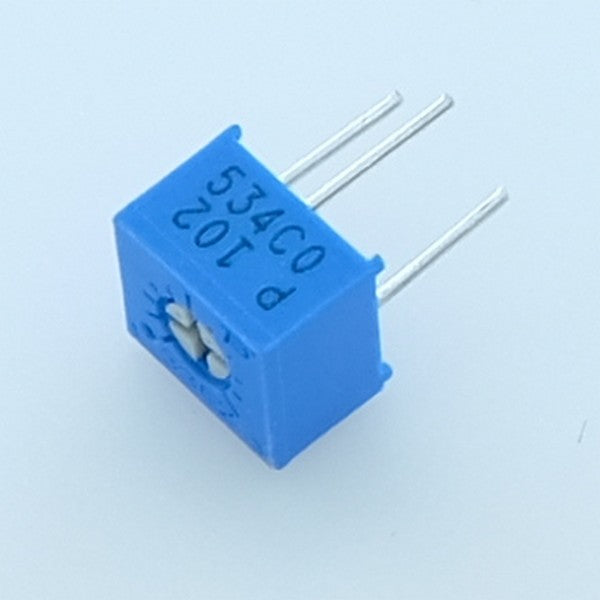 Potentiomètre ajustable 10Kohm 0.5W 10% 3362-P-1-103LF Bourns - Distri-Compo