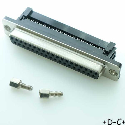 Connecteur D-SUB 37 broches femelle IDC à sertir 410F0-37-1-00 CnC Tech