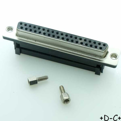 Connecteur D-SUB 37 broches femelle IDC à sertir 410F0-37-1-00 CnC Tech