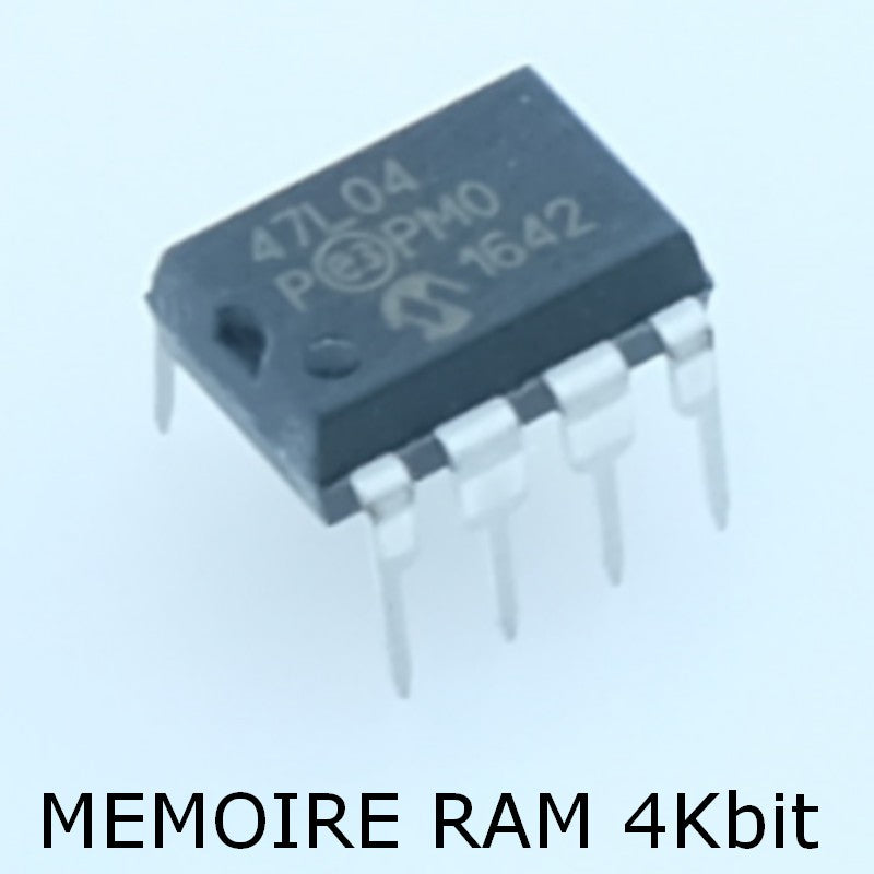 47L04-E/P 4Kbit SRAM with EEPROM Backup auto DIP-8 Microchip