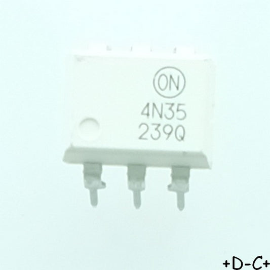 4N35M Optocoupleur DC-IN 1-CH Transistor DIP-6 ONS RoHS