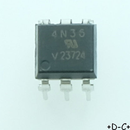4N36 Optocoupleur sortie transistor DIP-6 Vishay RoHS
