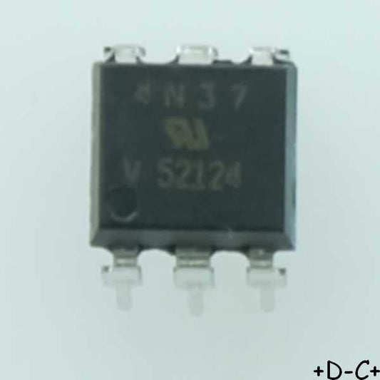 4N37 Optocoupleur sortie transistor DIP-6 Vishay RoHS