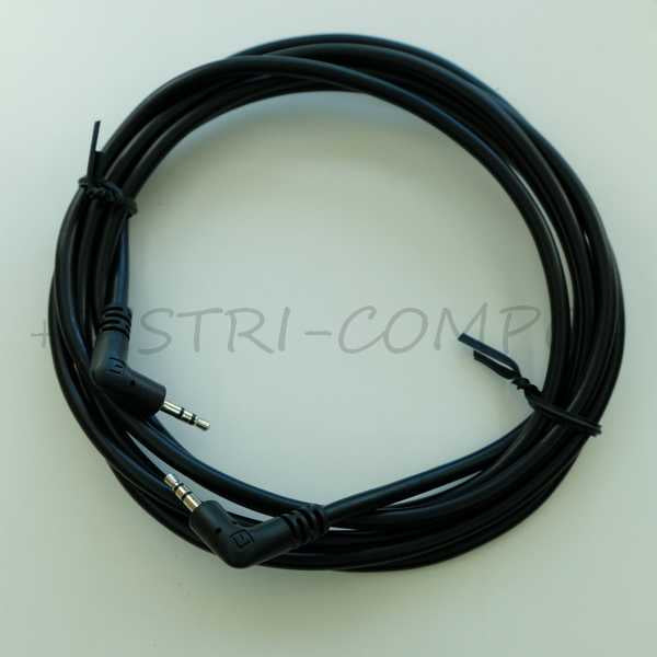 Cordon coudé Jack 2.5mm stéréo mâle 1m83 28AWG 50-00400 Tensility - Distri-Compo