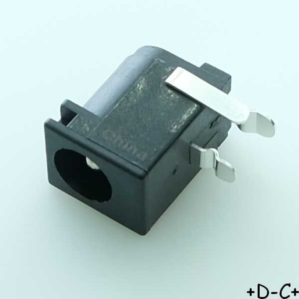 Embase Jack DC femelle 5.5x2.5x14.4mm PCB 48V 6A 54-00132 Tensility