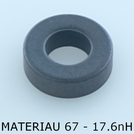 Noyau toroidal 67-Material 17.6nH 9.5x4.75x3.3mm 5967000201 Fair-Rite - Distri-Compo