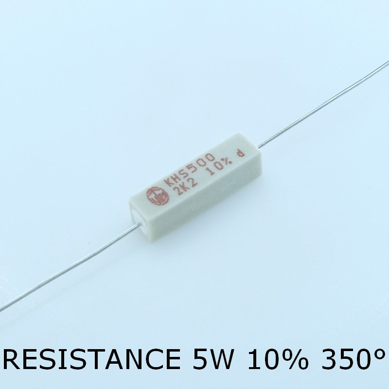 Résistance 82ohm 5W bobinee céramique Vitrohm - Distri-Compo