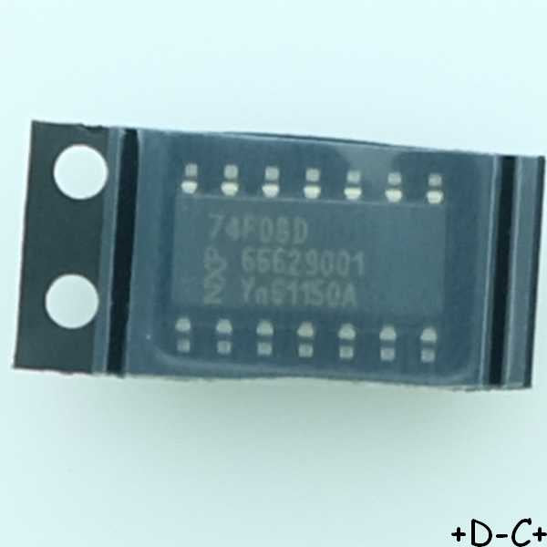 N74F08D Quad two-input AND gate SO-14 Nexperia