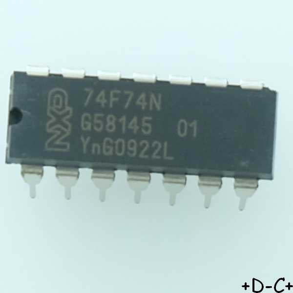 N74F74N D-type Flip-Flop DIP-14 NXP RoHS