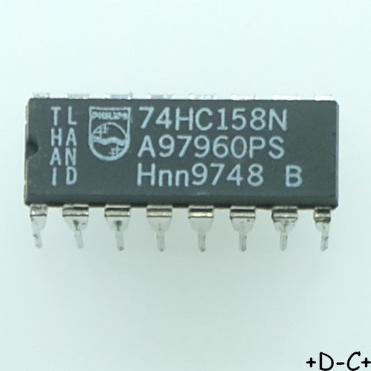 74HC158N TTL Quad 2-Channel multiplexer DIP-16 Philips