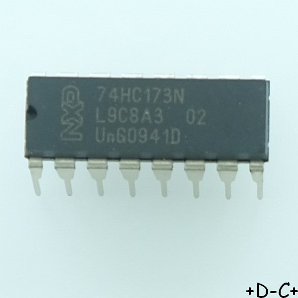 74HC173N Flip Flop D-Type Bus Interface DIP-16 NXP RoHS