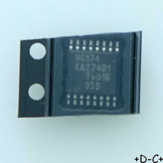 74HC174PW Hex D-type flip-flop TSSOP-16 Nexperia RoHS