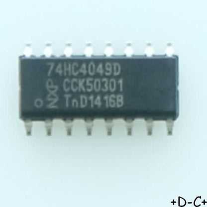 74HC4049D Hex inver. level shifter SO-16 NXP RoHS