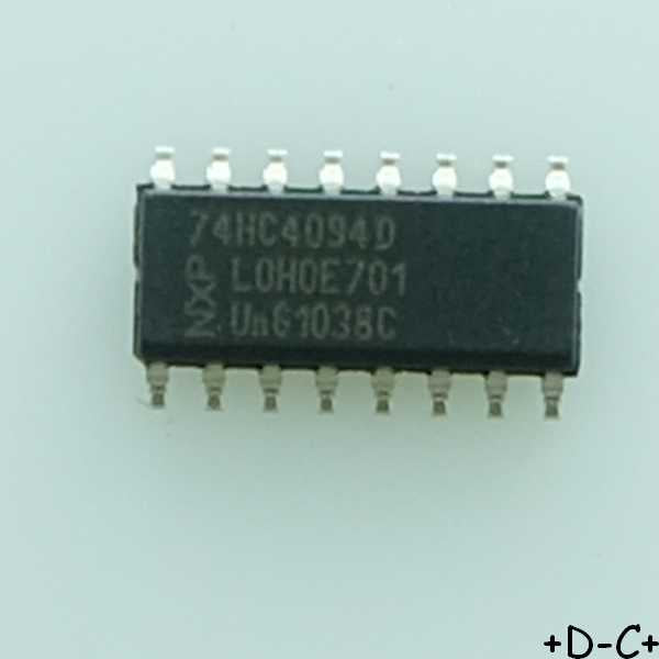 74HC4094D Shift Register/Latch SO-16 Nexperia RoHS - Distri-Compo