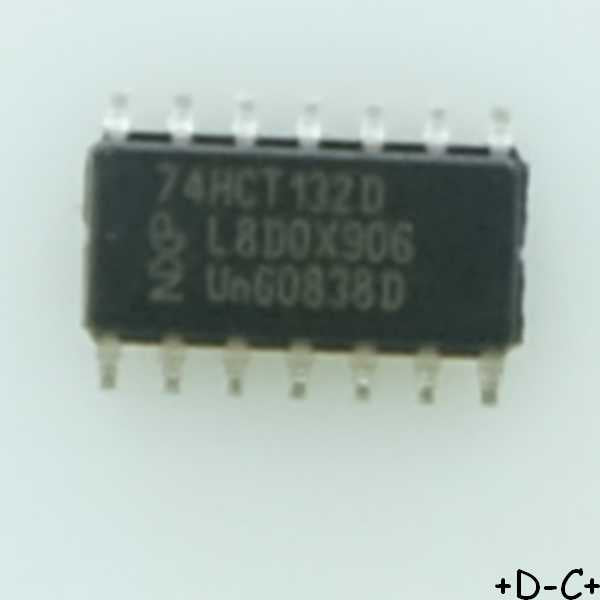 74HCT132D Quad 2-INPUT NAND Schmitt SO-14 NXP RoHS