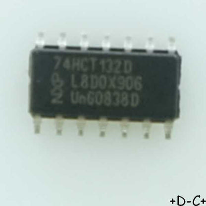 74HCT132D Quad 2-INPUT NAND Schmitt SO-14 NXP RoHS