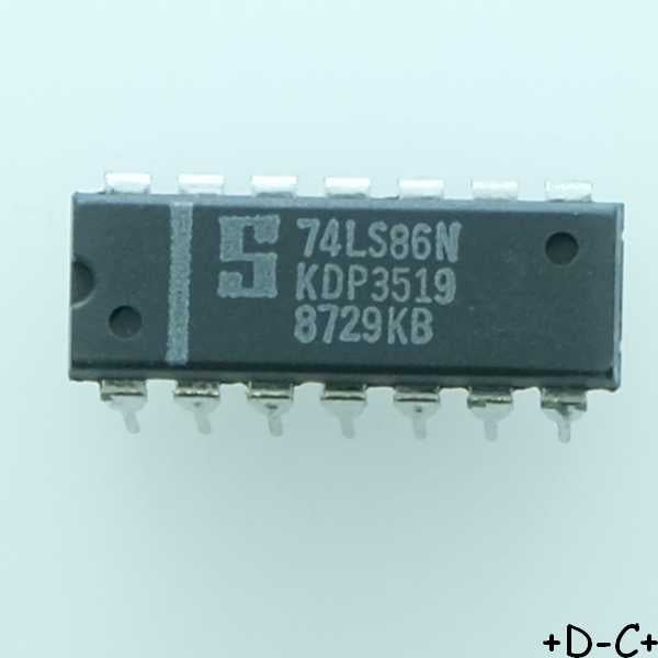 74LS86N 4 portes logiques OU exclusif DIP-14 Signetics