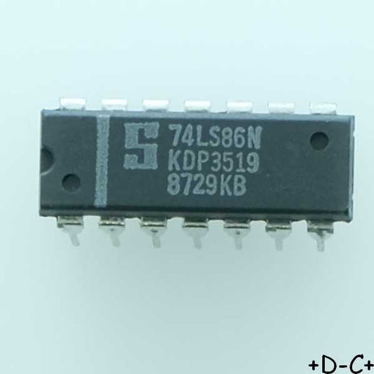 74LS86N 4 portes logiques OU exclusif DIP-14 Signetics