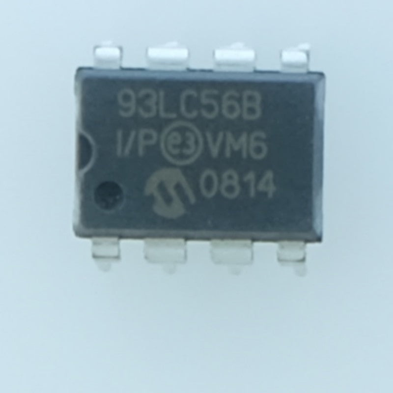 93LC56B-I/P EEPROM Microwire 2Kbit 128x16b 3MHz DIP-8 Microchip