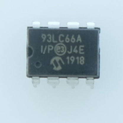 93LC66A-I/P EEPROM Microwire 4Kbit 512x8b 2MHz DIP-8 Microchip