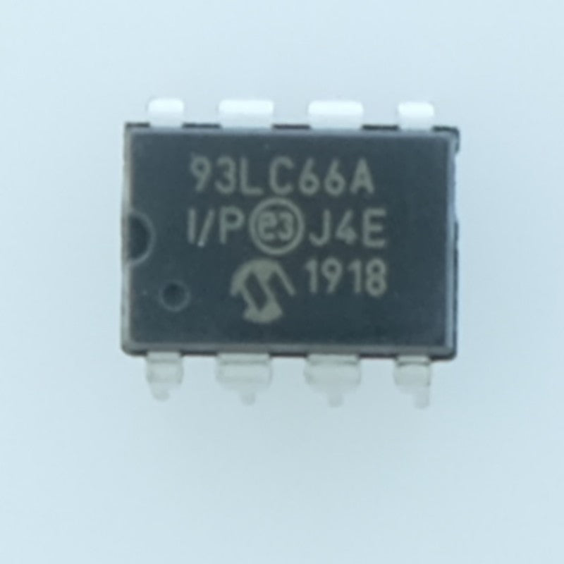 93LC66A-I/P EEPROM Microwire 4Kbit 512x8b 2MHz DIP-8 Microchip