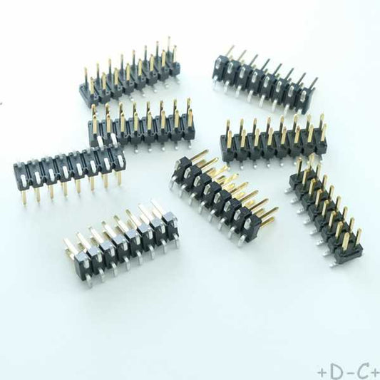 Barrette 2x8 contacts 2.54mm droit SMD carte à carte 95157-116LF (lot de 8)