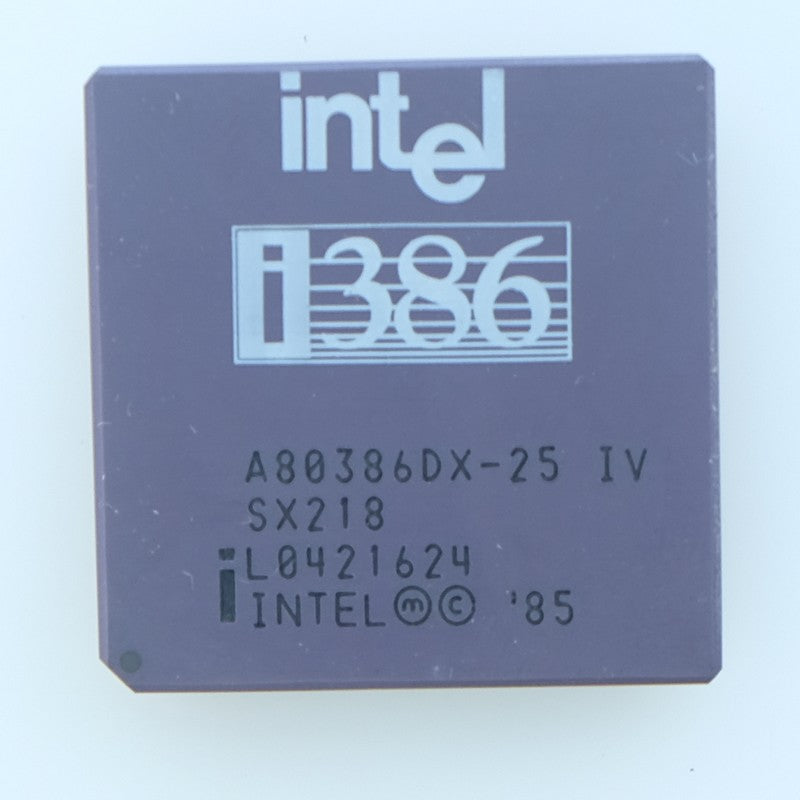 A80386DX-25 Microprocesseur 32bits 25 MHz (Intel 80386DX) CPGA-132 Intel