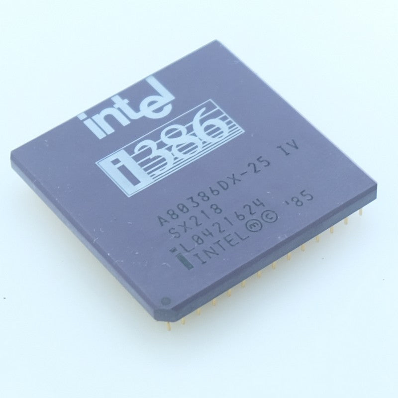 A80386DX-25 Microprocesseur 32bits 25 MHz (Intel 80386DX) CPGA-132 Intel