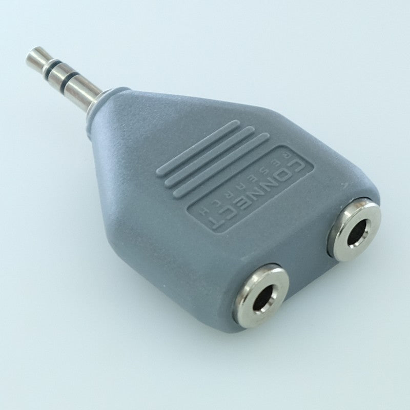Adaptateur Jack 3.5mm stéréo mâle vers 2x Jack 3.5mm femelle stéréo Connect