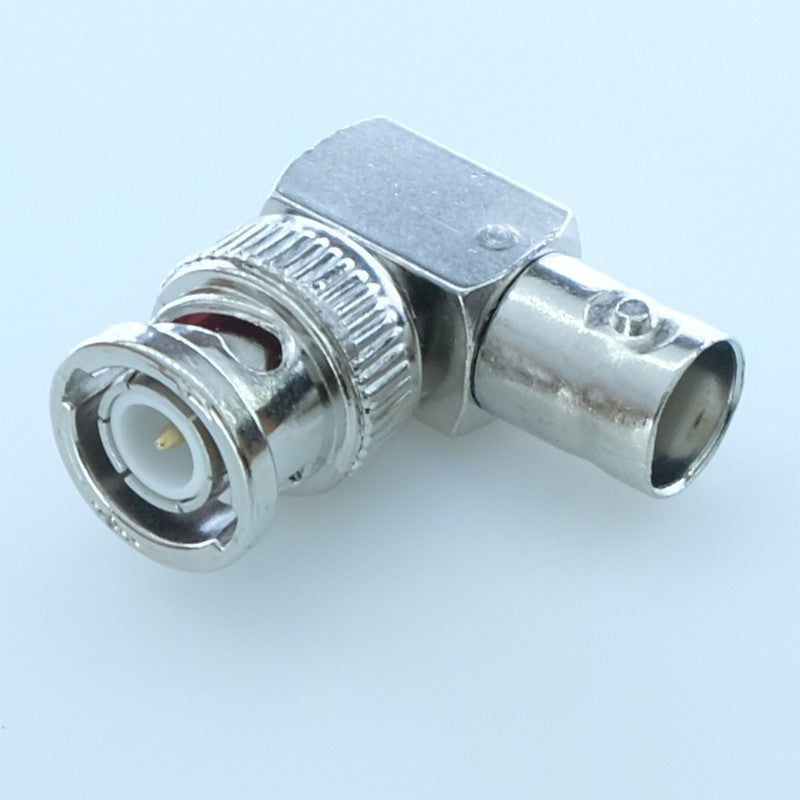 Adaptateur coude BNC femelle vers BNC mâle