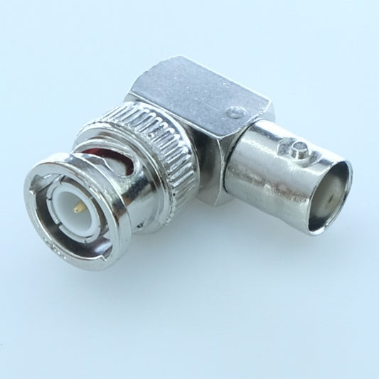 Adaptateur coude BNC femelle vers BNC mâle