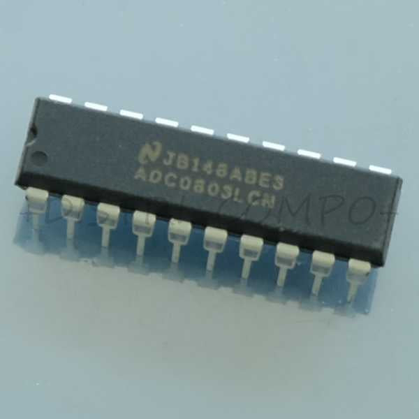 ADC0803LCN 8-Bit Compatible A/D Converters DIP-20 National - Distri-Compo