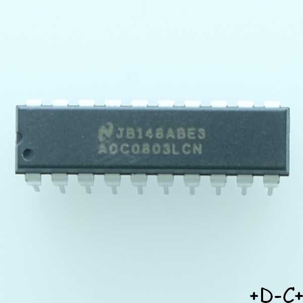 ADC0803LCN 8-Bit Compatible A/D Converters DIP-20 National - Distri-Compo