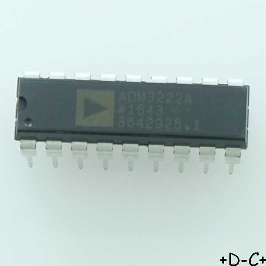ADM3222ANZ Dual Transmitter Receiver RS-232 DIP-18 Analog Devices RoHS