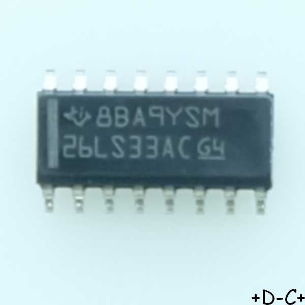 AM26LS33ACD Quad Receiver RS-422 RS-423 SOIC-16 Texas - Distri-Compo