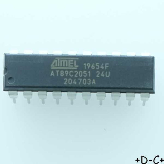AT89C2051-24PU MCU 8-Bits 2K bytes DIP-20 Microchip RoHS