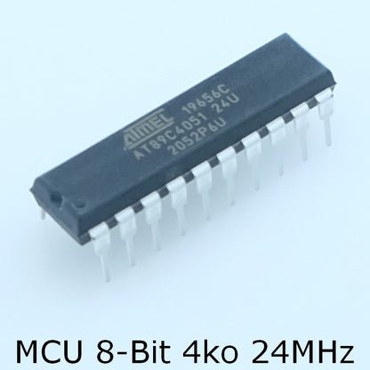 AT89C4051-24PU MCU 8-Bits flash 4K bytes DIP-20 Atmel