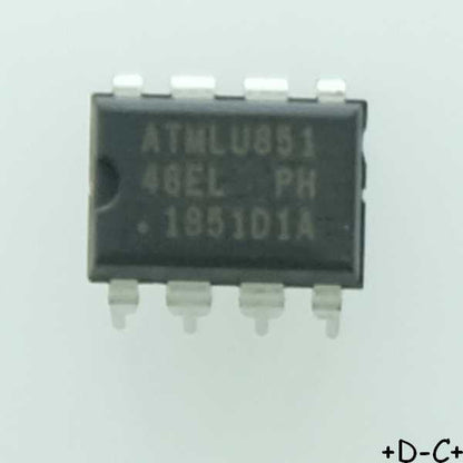 AT93C46E-PU Eeprom 1Kbit 64x16 bits série 3 fil 2MHz DIP-8 Microchip RoHS