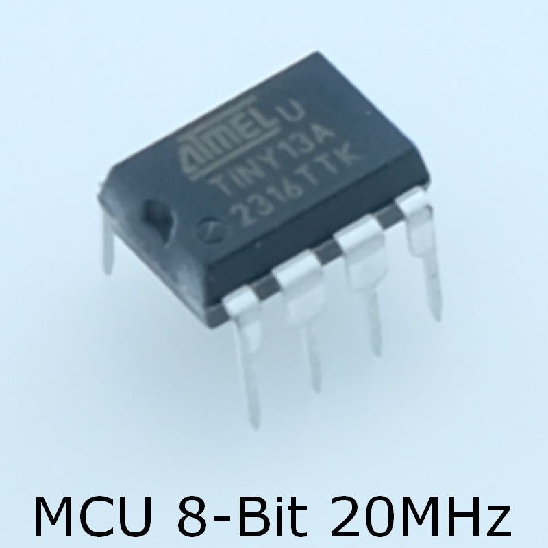 ATTINY13A-PU MCU 8-bit AVR RISC 1KB Flash DIP-8 Microchip