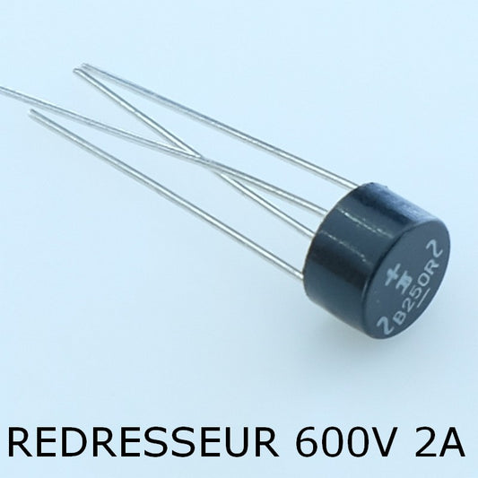B250R Pont redresseur rond 250VAC 600V 2A Diotec