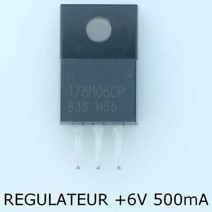 BA178M06CP-E2 Régulateur tension 6V 500mA TO-220CP-3 Rohm
