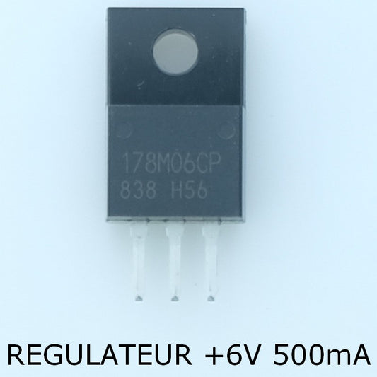 BA178M06CP-E2 Régulateur tension 6V 500mA TO-220CP-3 Rohm