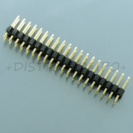 Barrette 2x20 points sécable droite 2.54mm