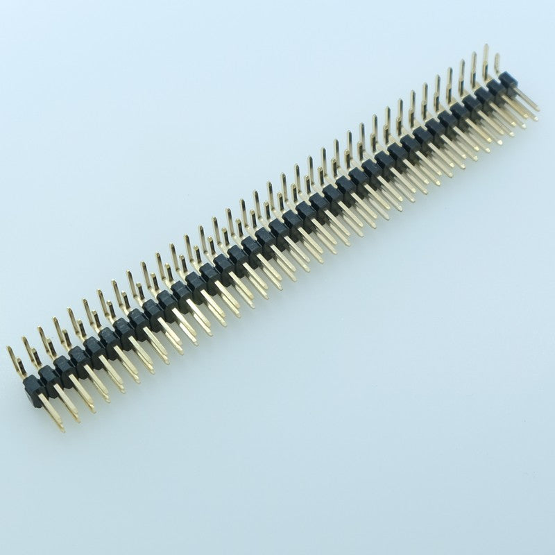 Barrette 2x36 points sécable coudée 2.54mm
